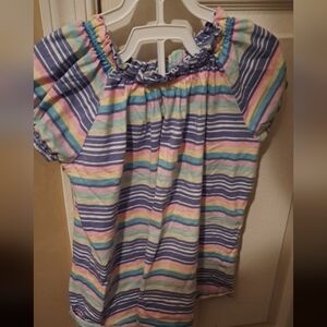 Oshkosh Girls short sleeve top good preloved top.